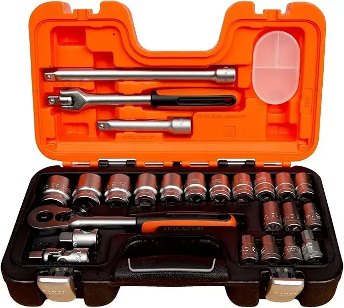 Bahco S240 1/2″ Drive 24 Piece Metric Socket Set