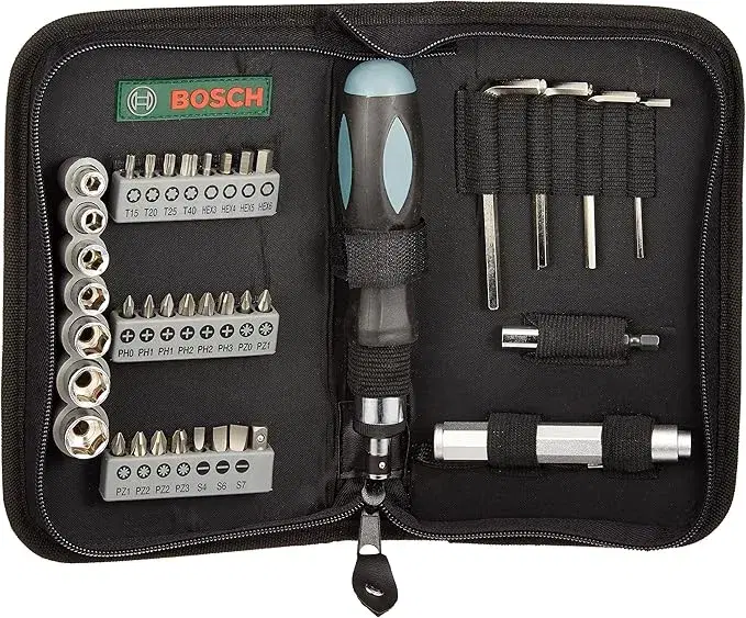 Bosch 38-Piece Screwdriving and Socket Set - Versatile Tool Kit