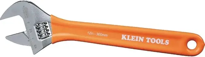 KLEIN TOOLS Extra-Capacity Adjustable Wrench 12" - The Ultimate Tool for Your DIY Projects