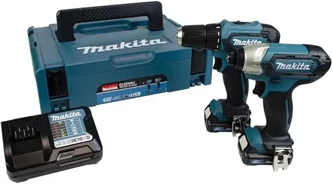 Makita CLX224AJ 12V Max Li-ion CXT 2 Piece Kit with Batteries and Charger