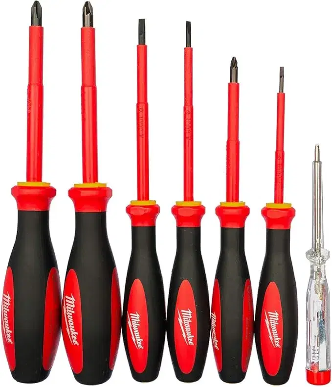 Milwaukee Screwdriver Set - Red