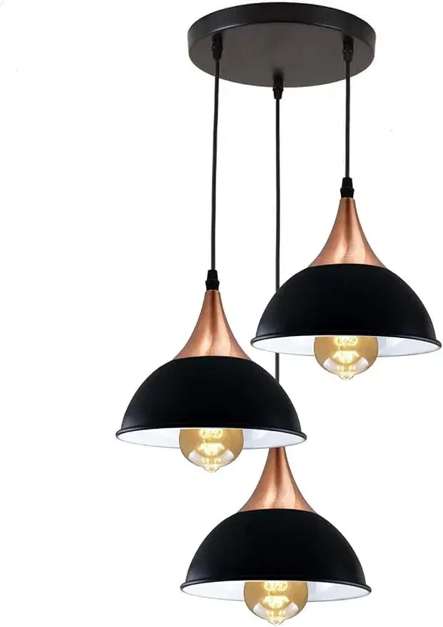 Modern Retro 3 Way Ceiling Pendant Light