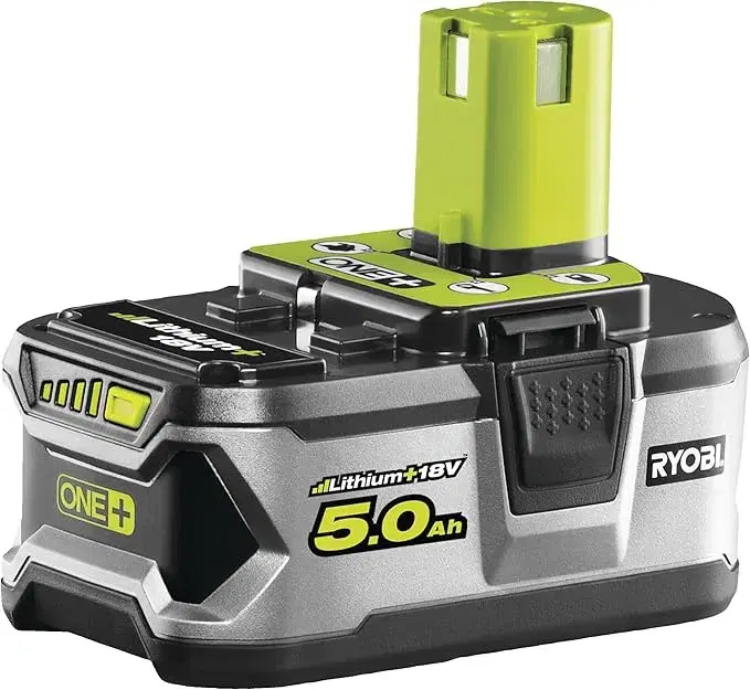 Ryobi RB18L50 ONE+ Lithium+ 5.0Ah Battery - Reliable Power for Your Tools