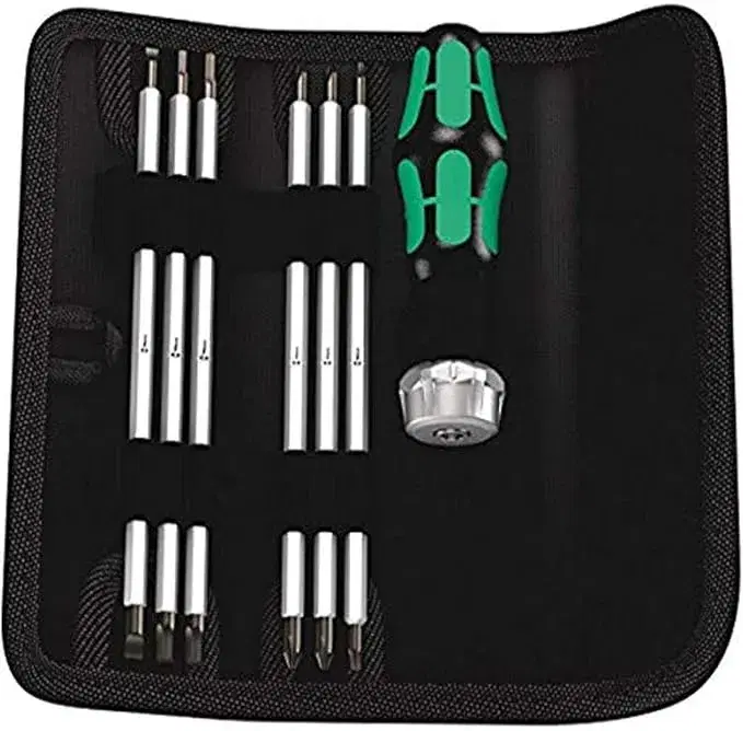 Wera Kraftform Kompakt Vario Ra Ratchet Screwdriver and Bit Set